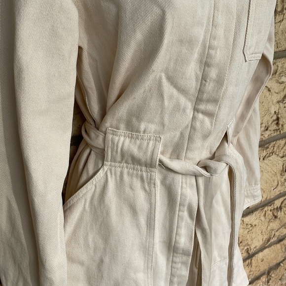 Unpublished JONIE Convertible Utility Dress Jacket in Bone Size Small NWOT - Picture 7 of 16